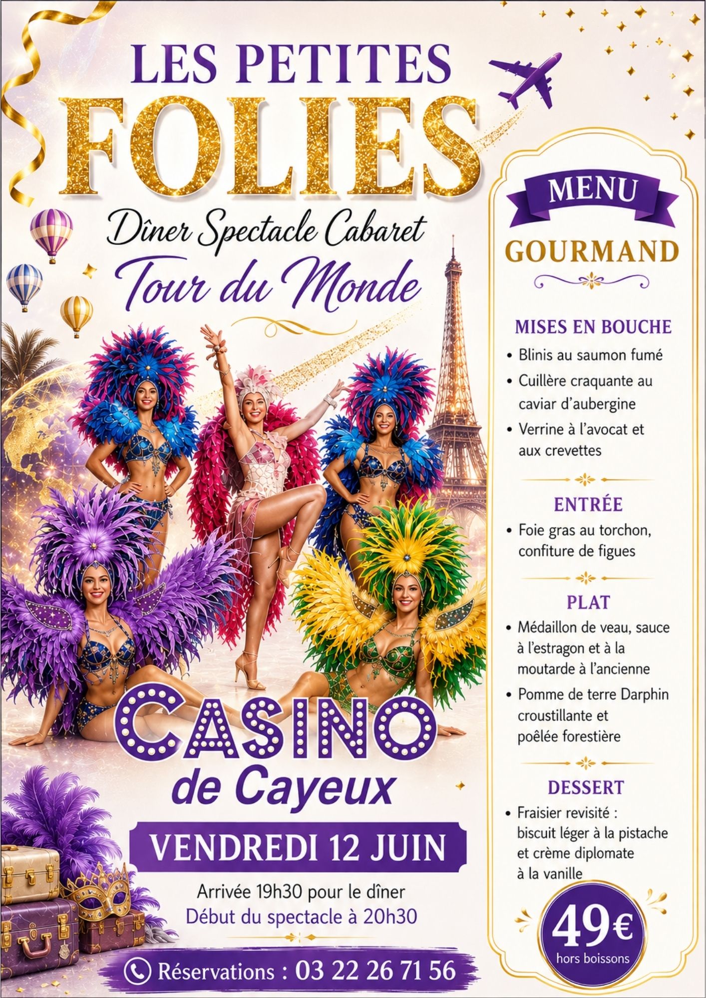 Prochainement au Casino de Cayeux sur Mer
