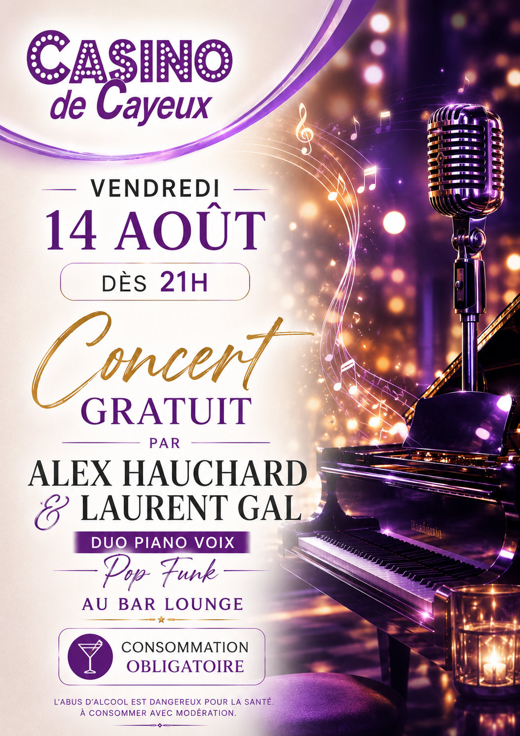 A venir au Casino de Cayeux sur Mer