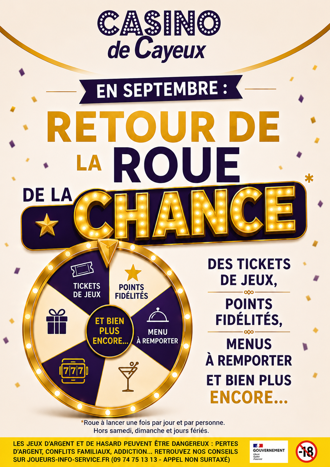 Prochainement au Casino de Cayeux sur Mer